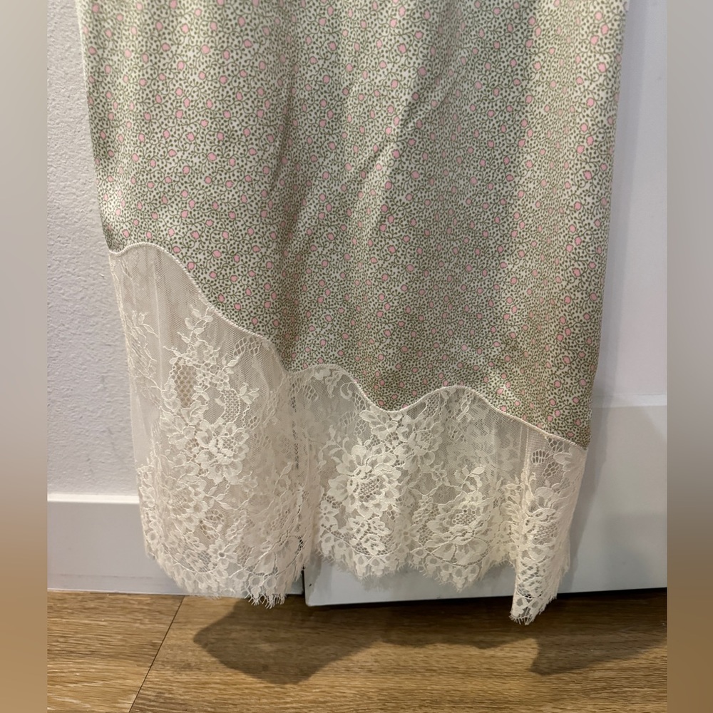 Aritzia Wilfred Sonnet Skirt in Birch/Marsh Green - Picture 6 of 6